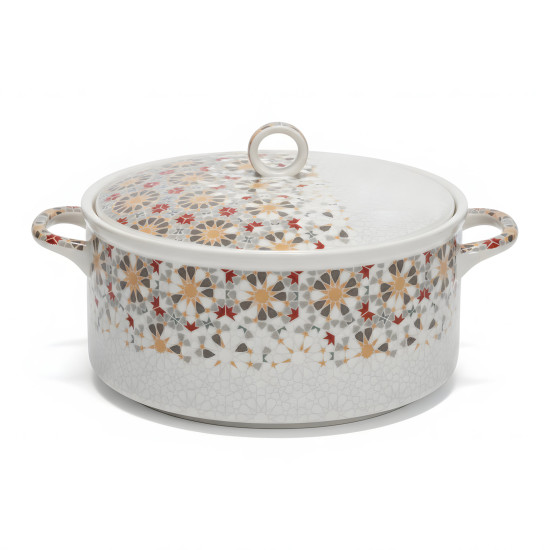 Porcelain Pot & Bowl Set 6 Pcs